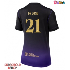Barcelona Frenkie de Jong #21 Udebanetrøje Dame 2026-27 Kort ærmer
